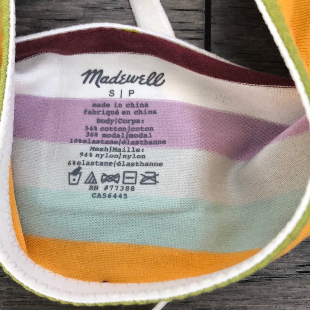 Madewell Cotton  Longline Woman’s Bralette - Picture 7 of 8